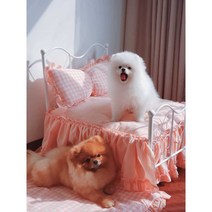 강아지 침대 집 매트 예쁜 애견 침대 모양, 40x50(7파운드)