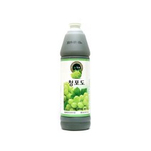청솔 청포도 주스 835ml 음료베이스, 1개