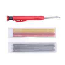 Woodworking Marking Pen Alloy Tip Scriber Multifunctional Scribing Tool with Colorful Refills Machin, 한개옵션0