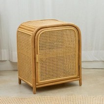 라탄 케인 2단 수납장 가구 침실 협탁 거실 사이드테이블