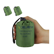 Delmera 비상용 보온담요 보온침낭 생존침낭 그린 2p, FREE