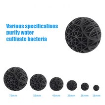 여과포 공조기 필터 수족관 필터 미디어 바이오 볼 휴대용 습식 건식 코튼 공기 펌프 캐니스터 맑은 물 생, 02 20pcs_01 16mm