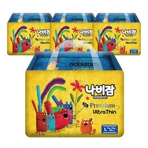 나비잠 울트라씬 밴드형 기저귀 대형 4단계(9~12kg), 216매
