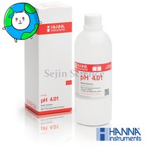 한나 HI7010L/C-pH10.01 HI7004L/C-pH4.01 500mL pH 표준용액 HANNA 한나기계, pH4.01-500ml