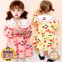 [밀크마일] 뉴체리카라왕기모원피스