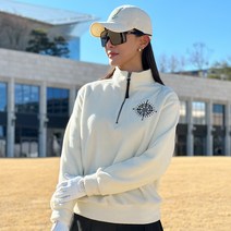 블루샤론 골프웨어 자수 집업 후리스 여성후리스 여성골프웨어 후리스 집업 집업후리스 라운딩룩 필드룩 여성골프상의, 핑크