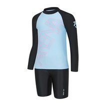 아레나 파격세일!!! 여아동 래쉬가드 세트 3PCS (상의+하의+버킷햇) NC 이천점 AVSGS94SBL