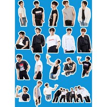 아스트로 스페셜 미니 라이즈업 굿즈 기념품 방수 캐리어 스티커