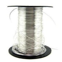 실버 와이어 20개 DIY 솔리드 9999 스털링 팔찌 목걸이 귀걸이 고급 보석 가공, 0.9mmx100cm