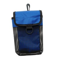 YSSHOP 스쿠버 다이빙 릴 및 SMB 안전 마커 부표 기어 용 메쉬 기어 백, 설명, 블루
