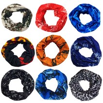 민스리빙 멀티스카프 넥워머 쿨 마스크 토시 비니 두건 자전거, 색상44