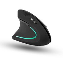 건평정보통신 IPLEX WM-950 왼손전용 버티컬 무선 마우스 블랙, 선택하세요