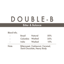 [1Kg] 더블비(DOUBLE-B)블랜드, 에스프레소