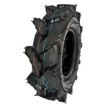 경운기 바퀴 타이어 경작기 튜브 수레 휠, 튼튼한 바디 4.00-8 헤링본 패턴 10겹