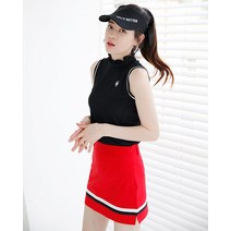 배드바니 타이 스커트 레드