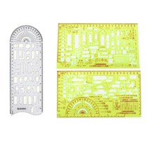 제도판 교통 사고 기호 그리기 눈금자 경찰 템플릿