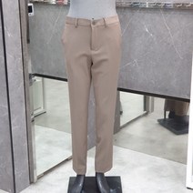 리버클래시 리버클래시 LIW23974-BR 브라운 밴딩 레귤러핏 캐주얼 슬랙스