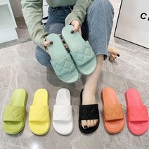 마름모 패턴 슬리퍼 / 홈 슬리퍼 사무실 슬리퍼 무소음 실내화/층간소음 방지 거실화/미끄럼 방지 욕실화, 이미지참조, 마름모 패턴 화이트 42-43