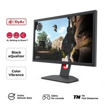 벤큐 BenQ 조위 144Hz 게임용 모니터 24인치 1080P 작은 베이스 인.. 정품보장, 144Hz  DyAc, 24-Inch