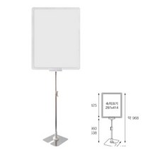 POP스탠드A3 종이진열대 피오피집게