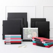 아톰 포토폴리오 포트폴리오 A4 A3 B4 B5 손잡이 브리핑 화일 파일, (PF209) 4절 / 20매 / 손잡이흑색