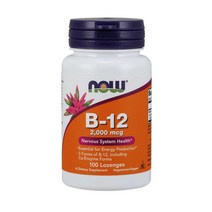 나우푸드 비타민 B-12 2000mcg 로젠지, 100개입 x 1개