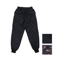 폴라폴리스 패딩바지 방한바지 방한팬츠 낚시복작업복, 밀리터리_2XL