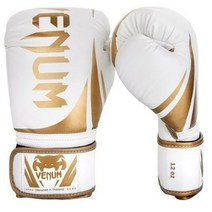 베넘 챌린저 킥복싱 무에타이 글러브 MMA 2.0 226g, 화이트 + 골드