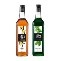 1883 바닐라 시럽 1000ml+1883 그리민트 시럽 1000ml