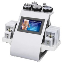 가정용슈링크 홈케어 40K 6 1 초음파 Cavitation 진공 무선 주파수 레이저 8 패드 Lipo 바디 슬리밍 기계 스파에 대 한, [04] UK PLUG, 01 WHITE_01 UK PLUG_01 110V