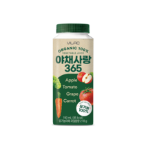 [비락] 유기농100% 야채사랑 365 190ml 24개입 305661
