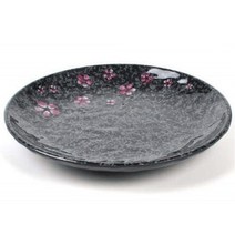 멜라민 그릇 반찬 접시 식기 원형 매화 20.3cm, 매화 DS-6651