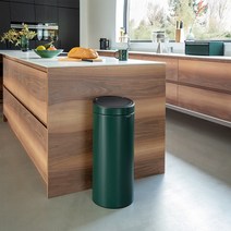 brabantia Brabantia 푸시형 쓰레기통 30L 수입 가정용 창의적 대형 터치형 실내 쓰레기통, 30L 터치파인그린