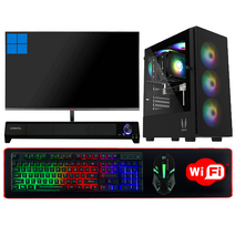 PC온스튜디오 게이밍 컴퓨터 풀세트 모니터포함 조립PC 롤 피파 오버워치2 발로란트 서든 로스트아크 배그 아이온 게임용 데스크탑, 09. SSD 500GB+RAM 32GB+HDD 1TB, 풀세트 - FG10