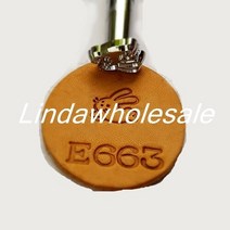 가죽 각인 스탬프 불도장 가죽 조각 인쇄 도구 스탬프, 04 E663