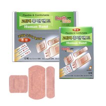 헬스메이트 일회용밴드 고탄력 휴먼밴드 일회용반창고 혼합, 10개