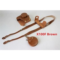 후지 필름 후지 X100 X100S X100T X100V X100F XA5 XA7 XA20 XT100 XT200 XT10 XT1 XF10 XS10 용 럭셔리 PU, 02 X100F Brown