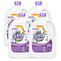 크린업 섬유유연제 라벤더 2.5L 4개 / 세제 세탁세제