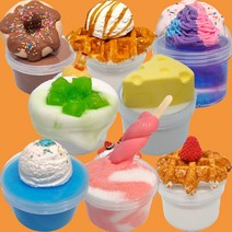 [스낵슬라임] 앙버터식빵 230ml 수제 슬라임, 마카롱시리얼