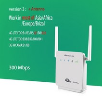 lte라우터 휴대용 와이파이 라우터 포켓파이 benton 3g4g ldw931 wifi 잠금 해제 cpe 리피터 with sim 카드 4g antenna for modem, 영국 플러그, 버전3안테나 포함