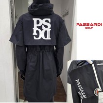 파사디 여성골프 허리 스트링 로고 포인트 비옷 P22ARCS41MBK090, 검정