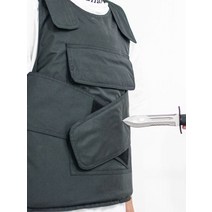 로즈유 찔림방지 방탄조끼 초경량 칼 방어 방검복, [소프트]24중찔림방지의류