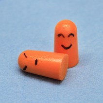 3M 귀마개 모음 부드러운 재질 차음률 25dB이상, 귀이도 작은 사람용-EZ Fit(4쌍)