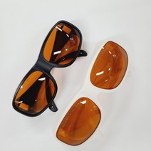 고급레이져안경 레이져보호안경 532 1064 1320 755 808 보호되는 만능 보호 고글 엔디야그 피코레이져, 화이트