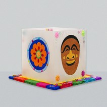 [필아트샵]초충도 양귀비 조명등(전등갓), 전통탈