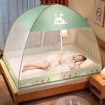 몽골 텐트 캐노피 천막 그늘막 타프 리빙쉘 패션 만화 인쇄 패턴 가정용 먼지 상단 모기장 큰 공간 유르트 유형 통기성 여름 캠핑, 색상 52 doors+12x20m bed