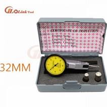 정밀 방수 다이얼 게이지 테스트 레버 표시기 0-0.8mm 스케일 미터 정확도 센터 파인더 마이크로, 0-0.8mm indicator