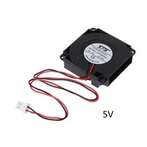40 x 10mm 송풍기 팬 5V 12V 24V 유압 베어링 브러시리스 냉각 터보 팬, 빨간색