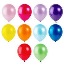 파티팡풍선 라운드 30cm 펄레인보우 100입