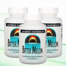 소스내추럴 비터멜론 여주열매추출물 60캡슐 3통세트